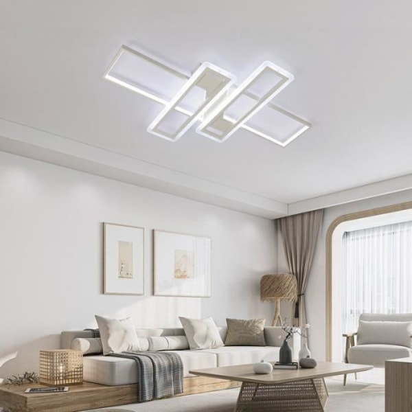 DELAVEEK LED-taklampa 100W Dimbar med fjärrkontroll för matsal, vardagsrum, kök, kontor