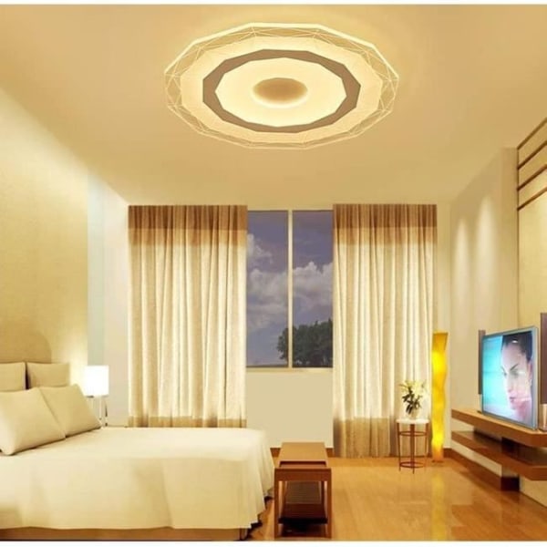 Taklampa, LED-taklampa 25W Modern Rund Design 3000K För Sovrum Kontor Vardagsrum Kök Balkong Korridor