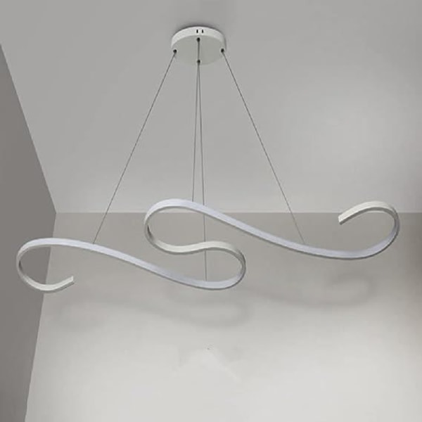 Pendellampa - Ljuskrona i vardagsrummet - Modern stil - Trefärgad dimbar - LED-ljus - 46W - för Sovrum Matsal Kök