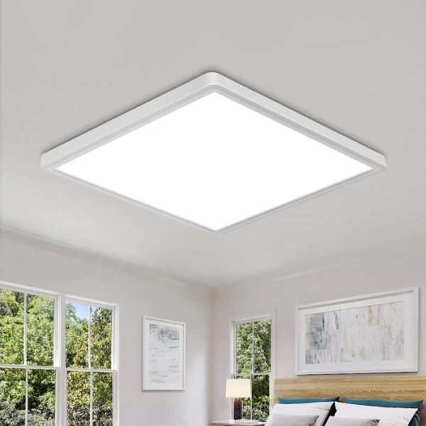 LED-taklampa, badrumstaklampa 24W 6500K IP45 Vattentät, för vardagsrum, sovrum, kök, balkong