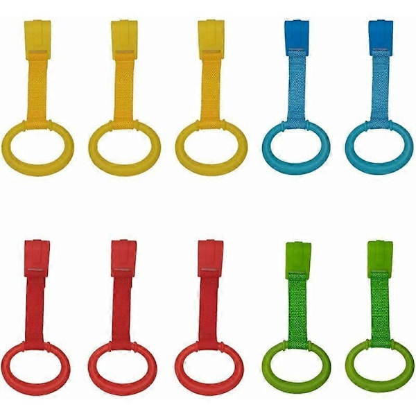 10-pack Spjälsängsringar, Lekparksringar, Vaggor och Spjälsängar för att Hjälpa Bebisar Lära Sig Stå