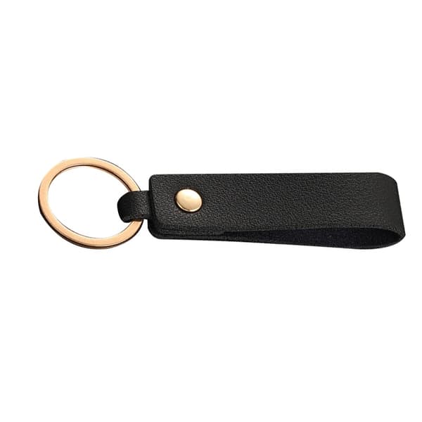 Nyckelring i PU-läder (2-pack)