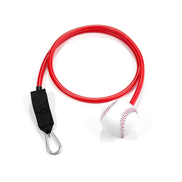 Baseboll Kastband Basebolltränare Träningsmotståndsband Baseboll Kastträningsband Utrustning Gul Red
