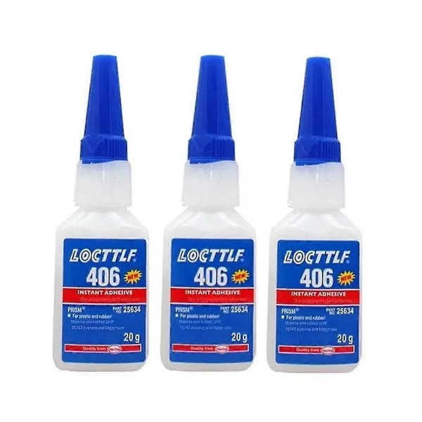 3kpl Loctite 406 20g pikaliima