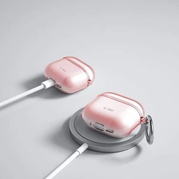Tech-Protect Apple Airpods 4 Skal Flexair - Babyrosa