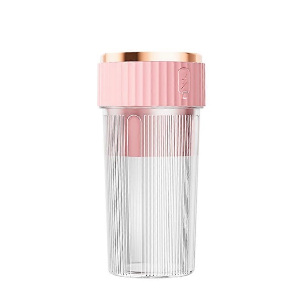 Bärbar Blenderkopp, Mini Personlig Elektrisk Juicepress för Frukt och Grönsaker, USB Uppladdningsbar Mini Bärbar Fruktjuicekopp pink