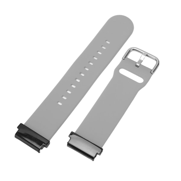 Ersättningsarmband 20mm Vattentätt Mjukt Snabbfäste Silikonarmband för Garmin Fenix 7S Grå[C]