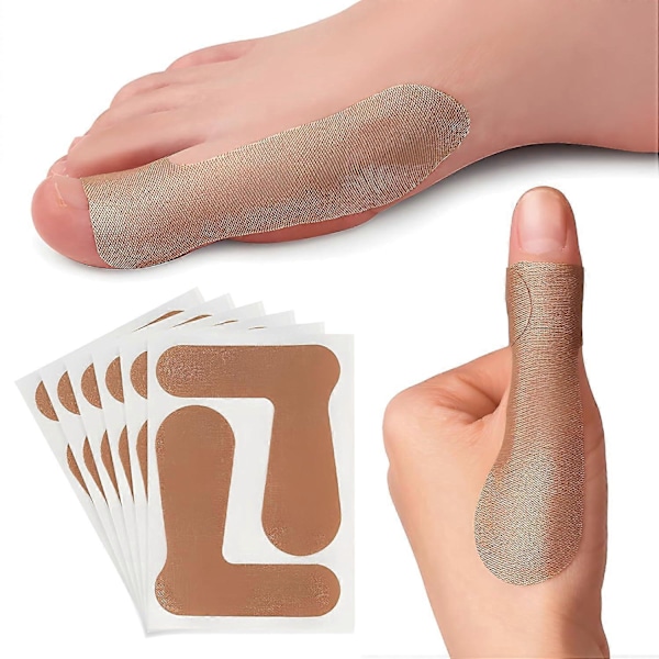 Stortå Valgus Ortotik, Stortåkorrigerare, Självhäftande Stortåskydd Tumskydd Klistermärken, Elastisk Bunion Smärtlindrande Plåster GS 5pcs