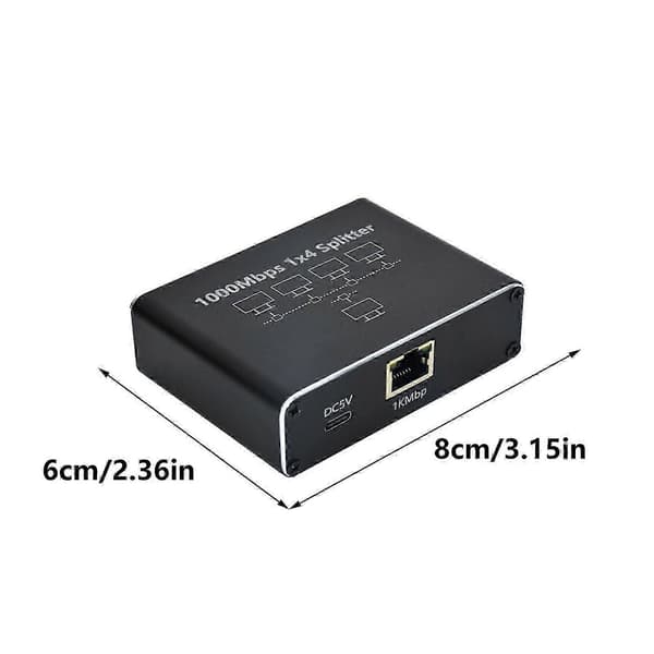 25-26 Højhastigheds Ethernet Splitter 1 til 2/3/4 RJ45 Adapter til Hurtig Dataoverførsel 2/3/4 Enheder Samtidig Netværk