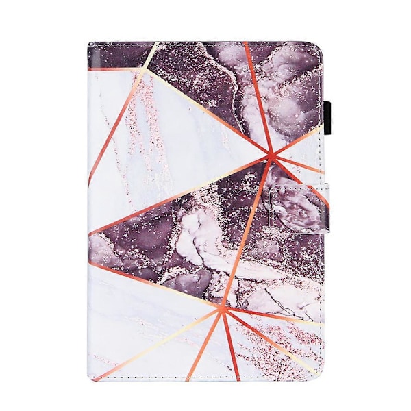 Universellt Läderfodral med Ställ för Pad Mini 1.2.3.4.5(2019) Tablet Skyddsfodral Tablet Fodral Skyddande Magnetisk Lila GS Black White