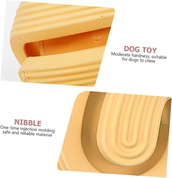 POPETPOP Kreativ Hundefoderbold Legetøj Holdbart Tyggelegetøj til Hunde Engagerende Langsom Foderautomat Kæledyrslegetøj til Udendørs Træning Orange Design