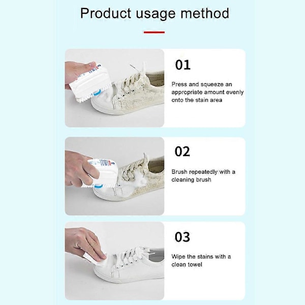 2-i-1 Skoborste, Kraftfull 2-i-1 Multifunktionell Skoborste för Sneakers 2 pcs
