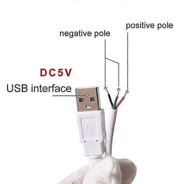 DC 5V LED-dæmper, USB-port strømforsyning