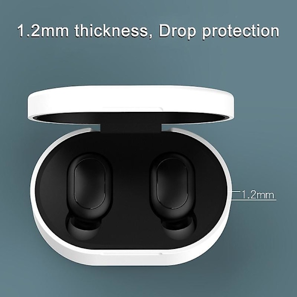 För Xiaomi Redmi Airdots Tws Air Dots Fodral Skyddande Mjukt Skal Etui För Mi Airdots Hörlurar Eirdots In Ear @M23 Blue