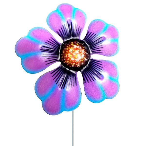 Smidda Järn 4 Färger Blomsterträdgårdspinnar Metall Trädgårdsskylt Markpinnar