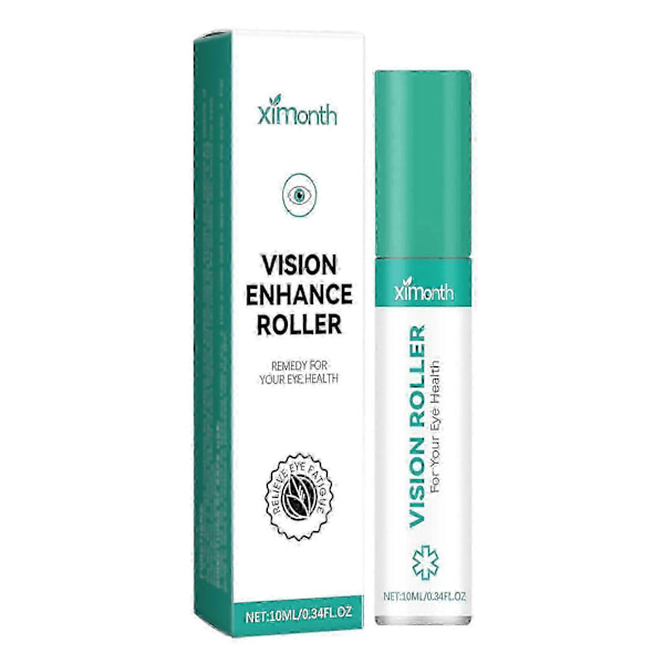 Synsforbedrende roll-on til kvinder og mænd, naturlige ingredienser, øjenroll-on til mænd og kvinder 1pc