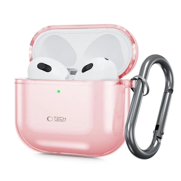 Tech-Protect Apple Airpods 4 Skal Flexair - Babyrosa