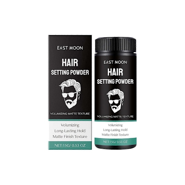 East Moon Matt Formningspuder för Män Lat Hårstyling Fluffig Hög Skalle Topp Uppfriskande Formande Frisör 15G