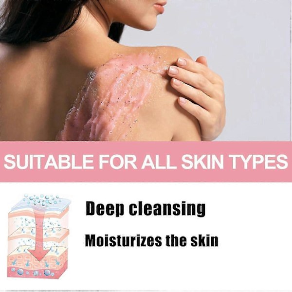 Glow Exfoliator, Exfolierande Skrubb för Ansikte, Sockerskrubb för Ansiktet, Gör Huden Mjuk, Förbättrar Hudens Struktur, Exfolierar Skonsamt 1Pcs