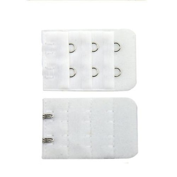 5 st 3 Rader 2 Krokar BH Förlängare Spänne Rem Kvinnor BH Rem Förlängare Tillbehör Beige