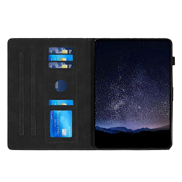 Läderfodral för iPad Mini/ Mini 2/ Mini 3/ Mini 4/ Mini (2019) 7,9 tum Byggklossar Präglat Tablet Skydd GS Black
