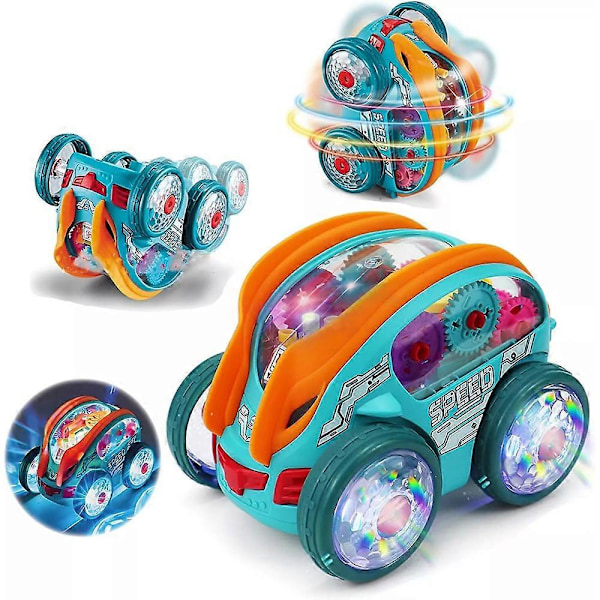 Speedlite Dynaaminen Vaihteistokäyttöinen Auto LED-Valoilla, Valolla Valaistu Leluauto Lapsille