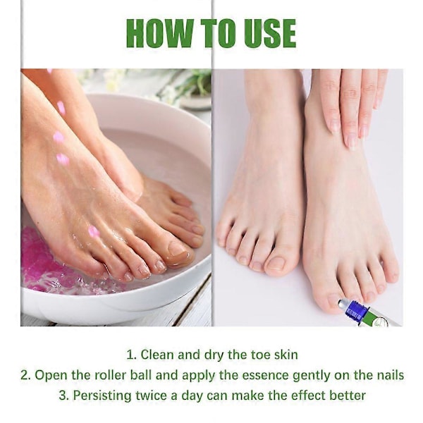 1-3 st Nageloljeroller - Näringsgivande Massage För Starkare, Snabbare Växande Naglar Med 7-dagars Nagelväxtformula 2pcs