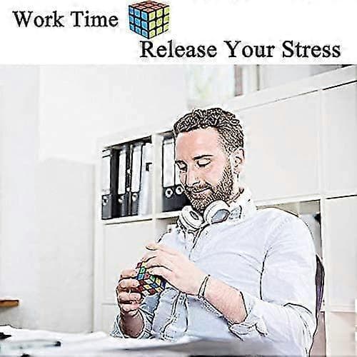 Professionel Speed Cube 3x3x3, Iave Holdbart Glat Puslespil Legetøj Bærbart