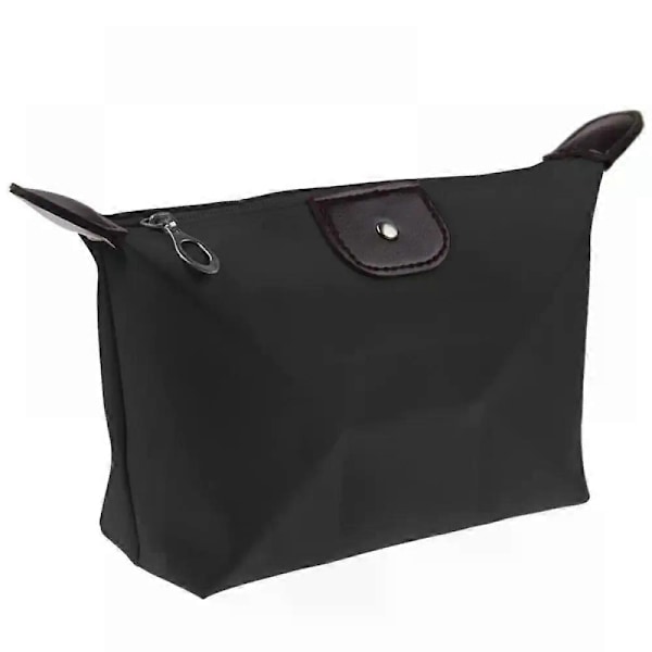 Flicka Rese Toalettartiklar Smink Kosmetisk Väska Clutch Handväska Plånböcker Fodral Kosmetikväska För Kosmetika Sminkväska Organizer GS Black