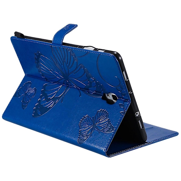 Tabletfodral i läder med ställ för Samsung Galaxy Tab A 10.5 (2018) T590 T595 T597 GS Multicolor Blue