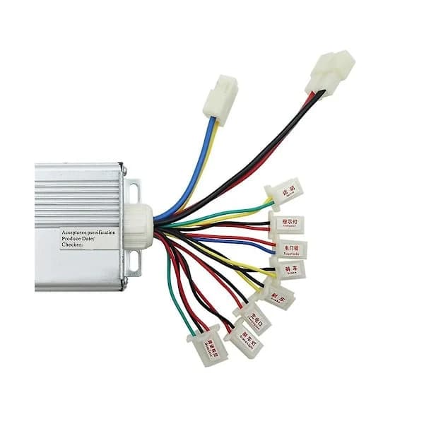 36V 1000W børstet controller elektrisk cykel elektrisk scooter børstet hastighedsregulator motor egnet til sølv
