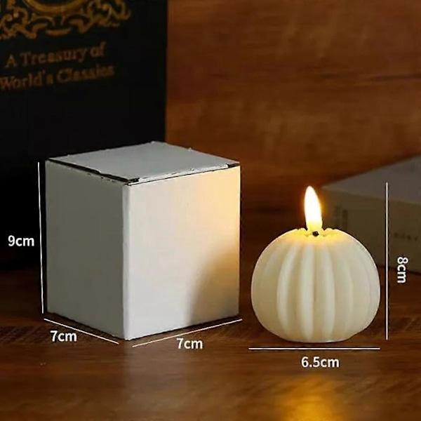 1/3 st Pumplampa Batteridriven, Flamfria Pumpljus Dot Cube 3 PCS