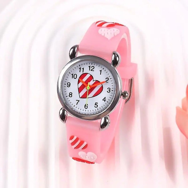 Love Quartz Klocka Barnklocka Tecknad Klocka GS