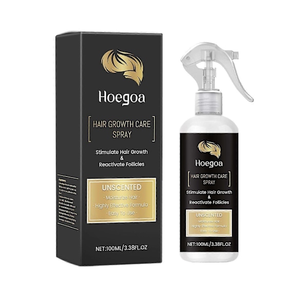 Hoegoa Hårvårdsspray Återfuktande Mjuk Vårdande Reparerande Starkt Hår Mjukt Och Glänsande Strålande 100Ml