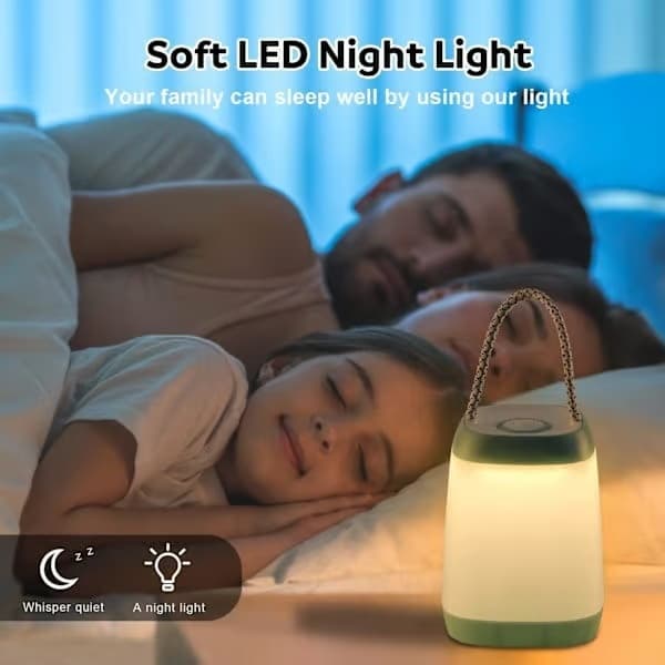 LED Campinglampe 2-pak bærbar LED teltlygte 3 tilstande