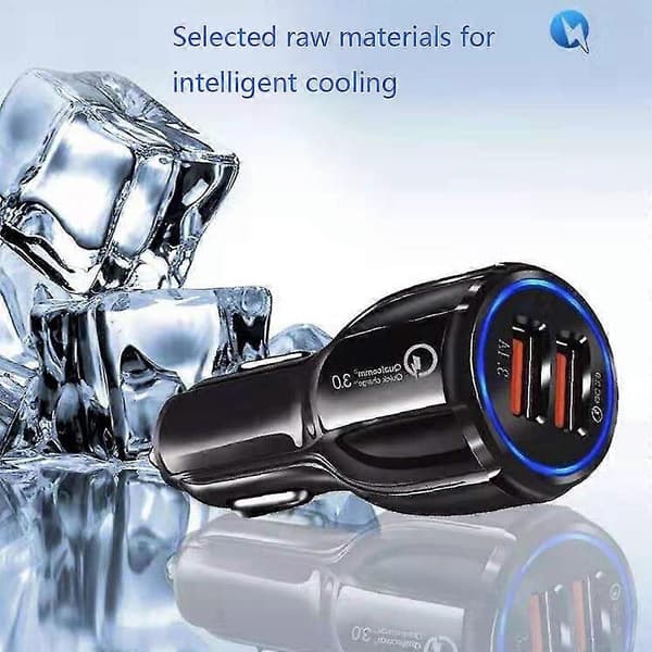 Biloplader Hurtig Opladning 3.0 iOS/Android 35W Til Bil