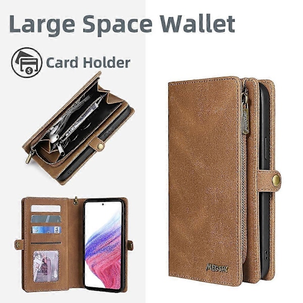 Skal för Galaxy A32 4G (EU-version) GS Multicolor Brown