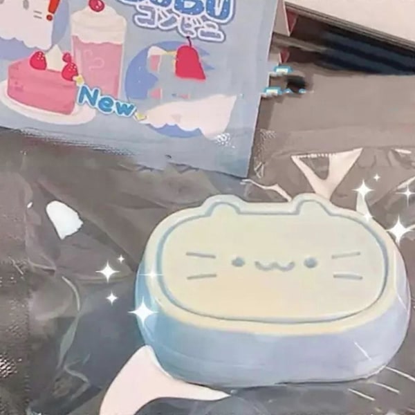 Stress Relief Leksak Hobby Samlarobjekt Smörbjörn Stress Relief Leksak Utsökt Kreativ Födelsedagspresent till Bästa Vän eller Barn Blue kitten cheese