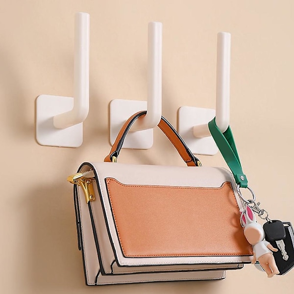 1/2/4 st Punch-Free Hattställ â€‹Krokar Set Hushåll Vattentät Vägg Hängare för Sovrum Hem 1pc