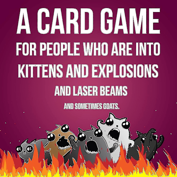 2024 Bästsäljande Exploding Kittens-paket, Kortspel för Vuxna, Tonåringar och Barn, Roliga Familjespel GS