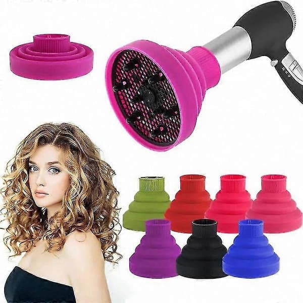 Universal Sammenfoldelig Hårtørrer Diffuser til Krøller og Styling purple