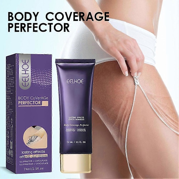 Body Coverage Perfector, Vattentät Tatueringstäckande Makeup, Högpigmenterad Kroppskorrigering 2pcs