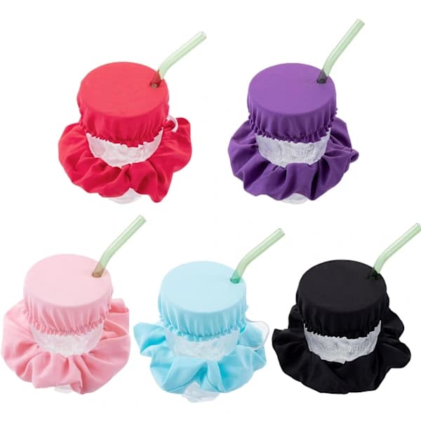 5-pack skyddande kopplock för konservering, dryckeslock, återanvändbara och