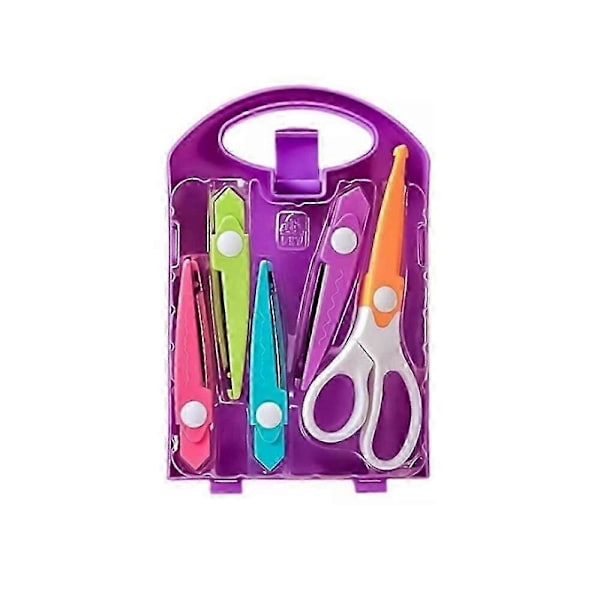 DIY Hålstansset för pyssel, Nytt kreativt hålstansset med former för barn scissors