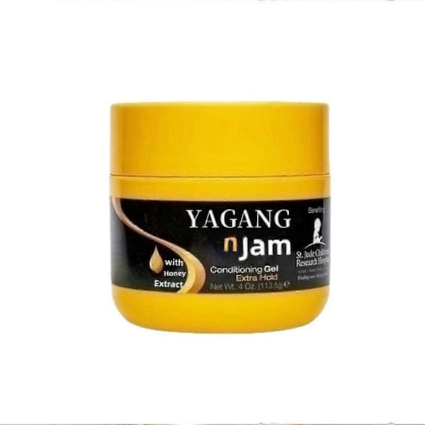 Edge Control Gel, Erittäin vahva hiusgeeli - Täydellinen kiilto ja Jam-hiusgeeli tyylikkäisiin kampauksiin, lettigeeli ja Edge Control -geeli afrohiusten kiharan määrittelyyn 1PCS