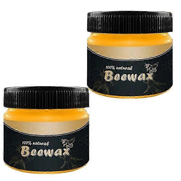 1-3 st Bivax Naturligt Bivax Traditionellt Trävax Multipurpose Bivax Möbelpolish För Trärengöring Och Polish Möbelvård 2set
