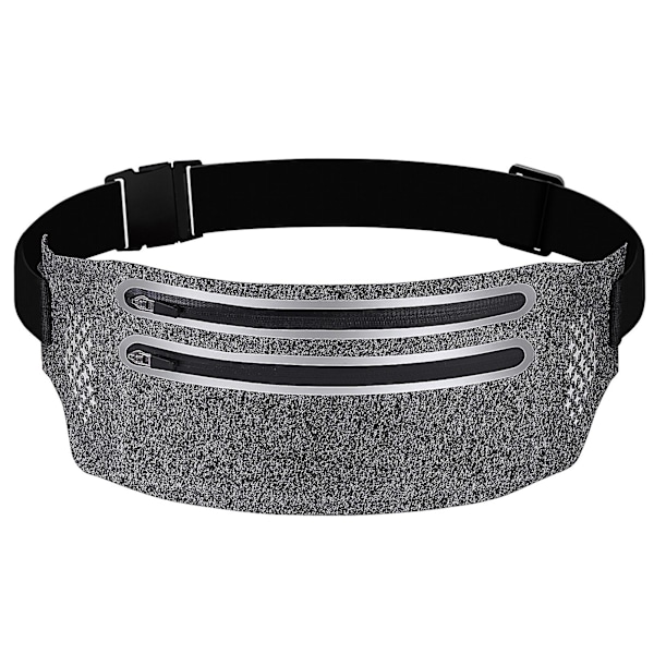 Vattentät midjeväska multifunktionell sportficka magväska för utomhusbruk Camo Gray