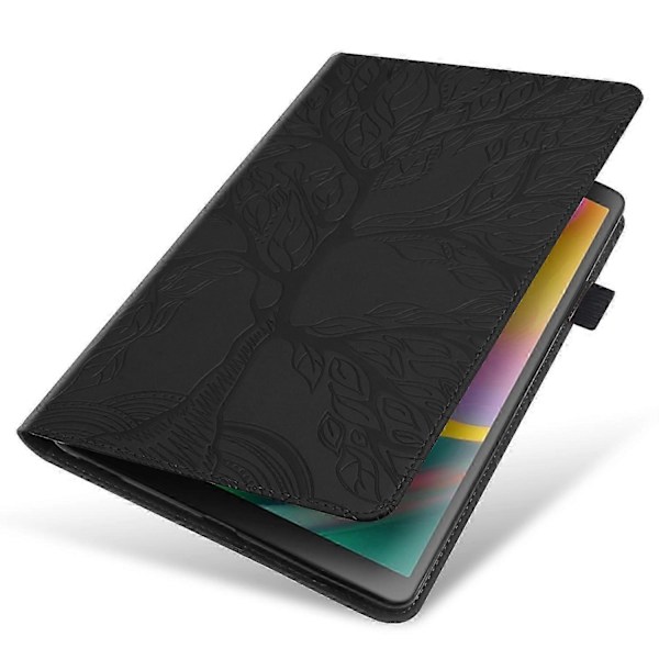 Huawei MatePad 10.4 tuuman Life Tree -sarjan vaakasuuntainen nahkakotelo pidikkeellä, korttipaikoilla ja kynäpaikalla