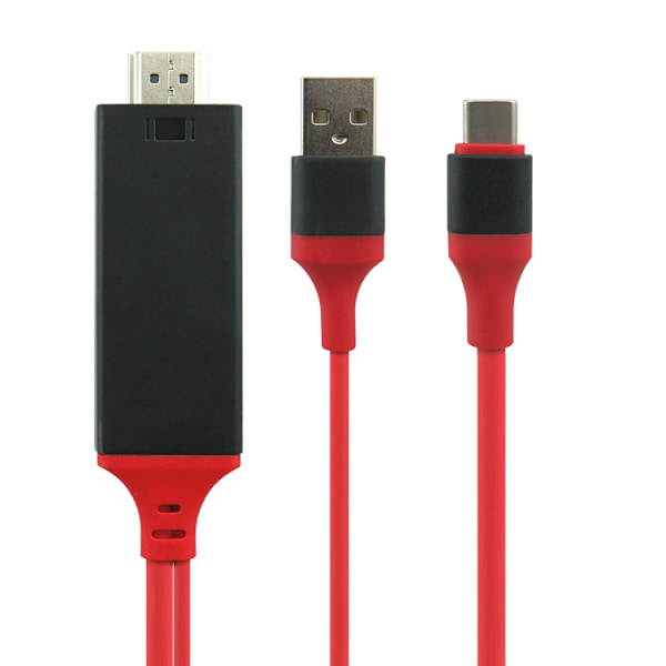 [Apple MFi-certifierad] Lightning till HDMI-adapter, HDTV-kabeladapter kompatibel med iPhone, iPad, iPod 1080p Digital AV-synkronisering