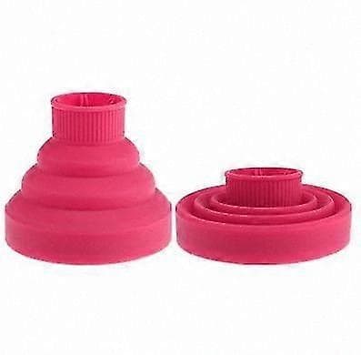 Universell vikbar hårtorkdiffusor för lockar och styling pink